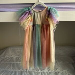 Lola and the Boys tulle rainbow dress size 2